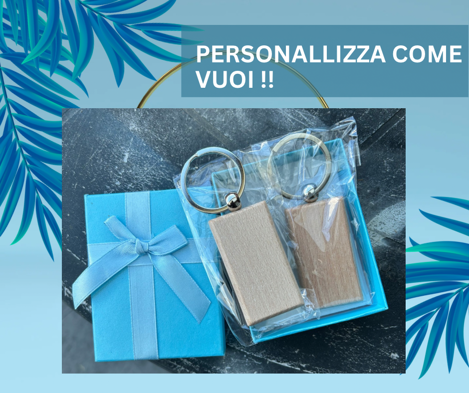 Personalizza i tuoi 2 portachiavi