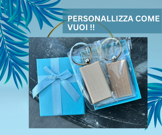 Personalizza i tuoi 2 portachiavi